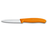 VICTORINOX - Spelucchino Coltello Verdure Swiss Classic | Lama Ondulata 8cm | Lavastoviglie