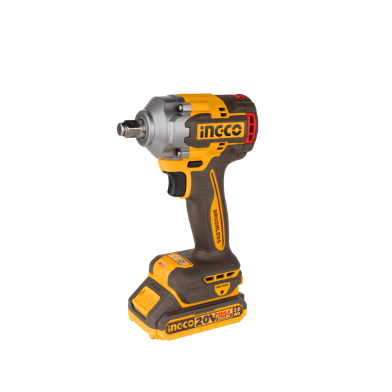 INGCO - Avvitatore Impulsi Brushless 20V CIWLI2040E | 400 Nm | 2 Batterie 2Ah | Valigetta