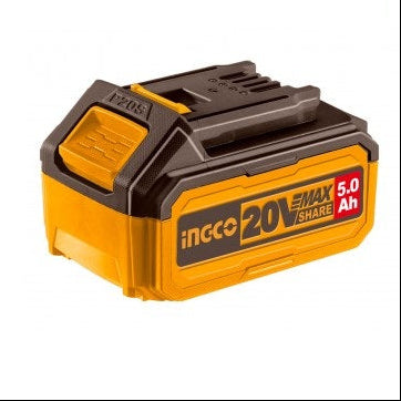 INGCO - Batteria Li-Ion 20V 5,0Ah FBLI2003 | Piattaforma P20S | Indicatore LED | Imballata in Scatola