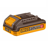 INGCO - Batteria Li-Ion 20V 2,0Ah FBLI2001E | Piattaforma P20S | Indicatore LED | Imballata in Scatola