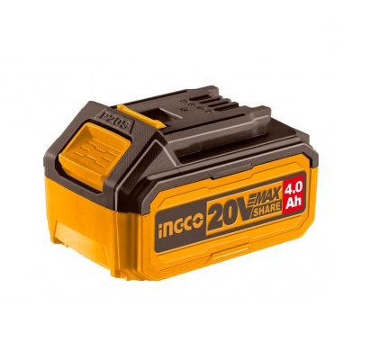 INGCO - Batteria Li-Ion 20V 4,0Ah FBLI2002E | Piattaforma P20S | Indicatore LED | Imballata in Scatola