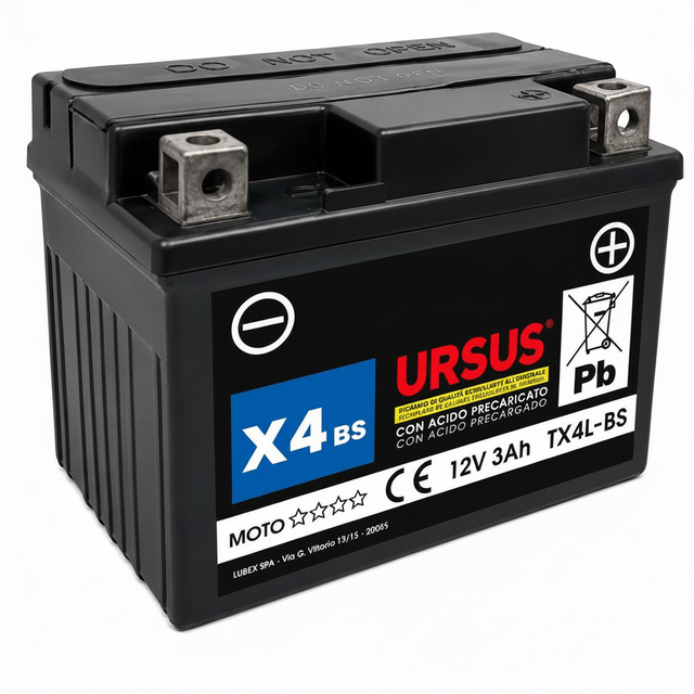 Batteria Moto URSUS TX4L-BS - Identica all'originale