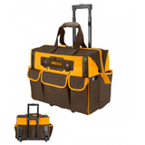 INGCO - Trolley Portautensili HRRTB2015 20" | 19 Tasche | Manico Telescopico | Carico Max 20 kg