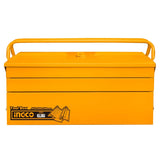 INGCO - Cassetta Porta Attrezzi in Metallo HTB02 | 3 Strati | 495x200x290mm | Acciaio 0,6-0,8mm