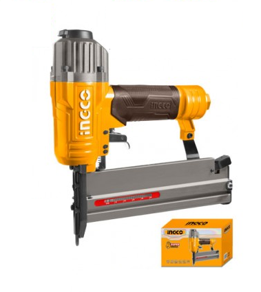 INGCO - Chiodatrice Graffatrice Pneumatica 2 in 1 ACN50401 | Chiodi 15-50 mm | Graffette 16-40 mm | 0,4-0,7 MPa