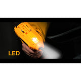 INGCO - Compressore Portatile a Batteria CACLI2018E | 20V | 150 PSI / 10,34 BAR | Luce LED | 3 Adattatori | Solo Corpo