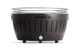 LOTUSGRILL - Barbecue da Tavolo XL | Carbonella Senza Fumo | Griglia Ø40,5cm | 6,5 kg | USB