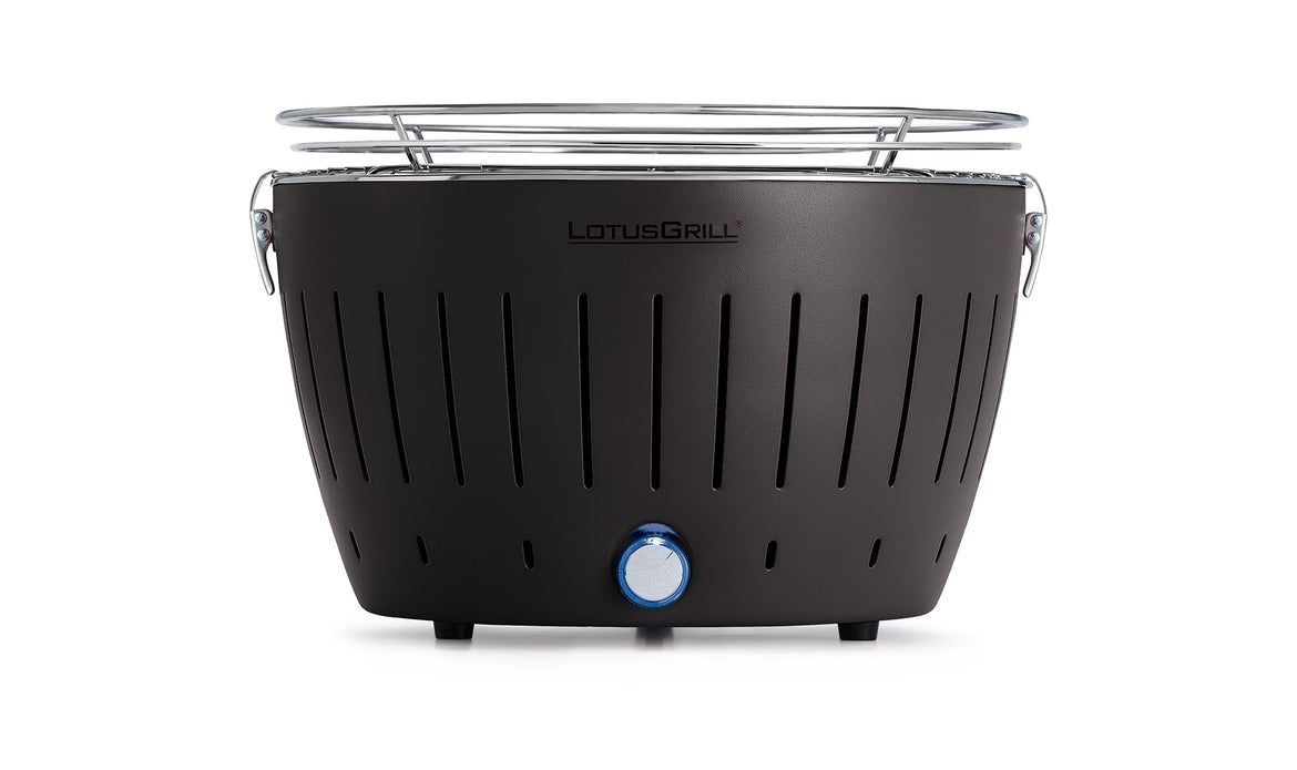 LOTUSGRILL - Barbecue da Tavolo CLASSIC | Carbonella Senza Fumo | Griglia Ø32cm | 3,7 kg | USB