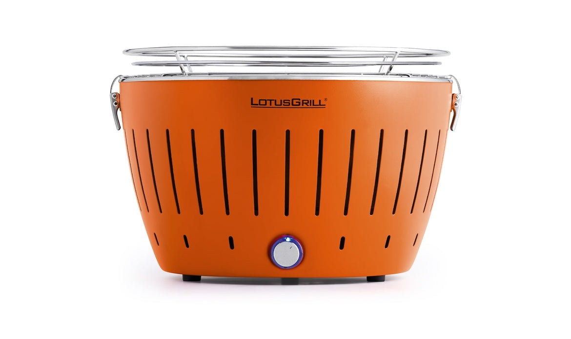 LOTUSGRILL - Barbecue da Tavolo CLASSIC | Carbonella Senza Fumo | Griglia Ø32cm | 3,7 kg | USB