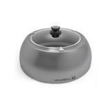 LotusGrill Cappa XL acciaio inox DK-SG-435 grigio vista laterale