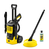 Karcher K4 Black Home 130BAR 1800W Cold Water Pressure Washer with Accessories