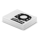 Karcher Sacchetti filtro in vello 4 pezzi per WD2 e WD3