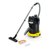 Kärcher AD 4 Premium – Aspirateur à cendres 600 W avec filtre ignifuge et réservoir métal 17 L – Pour cendres froides, poêles à pellets, cheminées et barbecues – Système ReBoost