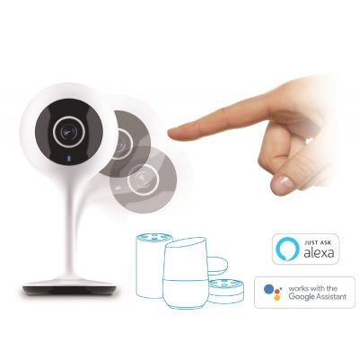 AVIDSEN - WLAN IP-Kamera Innen 1080P HomeCam 127002 | 2MP | Nachtsicht | Zwei-Wege-Audio | Alexa Google Home