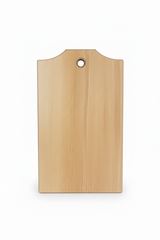 Desidiae Manici tagliere 29x17cm arco faggio massello pulito senza etichette sfondo bianco
