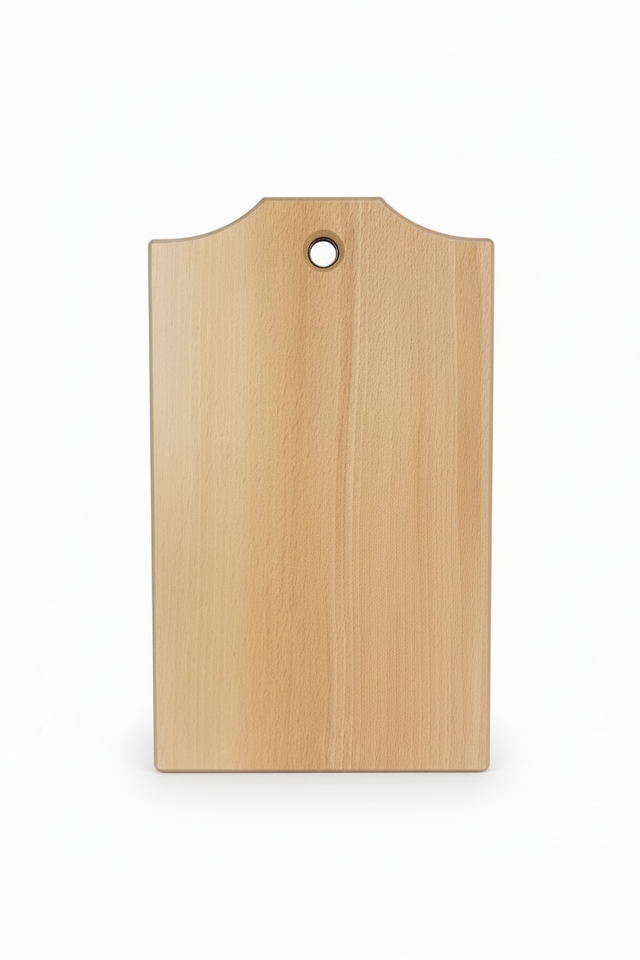 Desidiae Manici tagliere 29x17cm arco faggio massello pulito senza etichette sfondo bianco