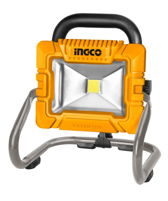 INGCO - Faretto LED 20W 20V CWLI2025 | 1800 Lumen | 2 Livelli | Solo Corpo | Sistema 20V