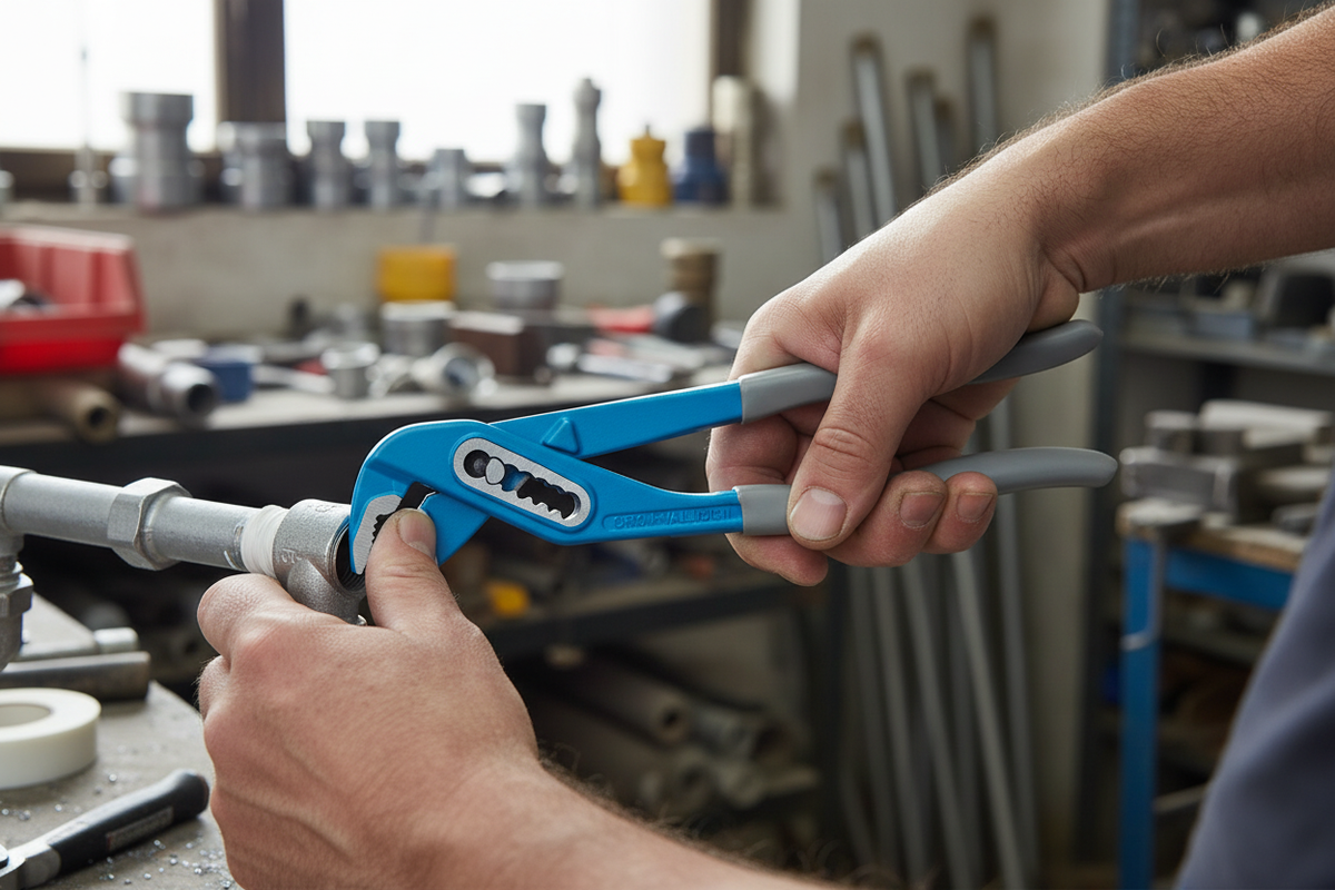 FERVI pinza idraulico 250mm dimensioni reali uso professionale