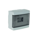 FAEG - Centralino da Parete FG14408 | 8 Moduli DIN | IP40 | 210x180x100mm | Portello Fumè | RAL 7035