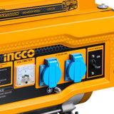 INGCO - Generatore di Corrente a Benzina 2,8kW GE30005 | 4 Tempi | 210cc | 3000 rpm | Avv. a Strappo