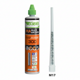 GOB MA Multi Anchor 300ml CC30 con miscelatore M17 sfondo bianco professionale