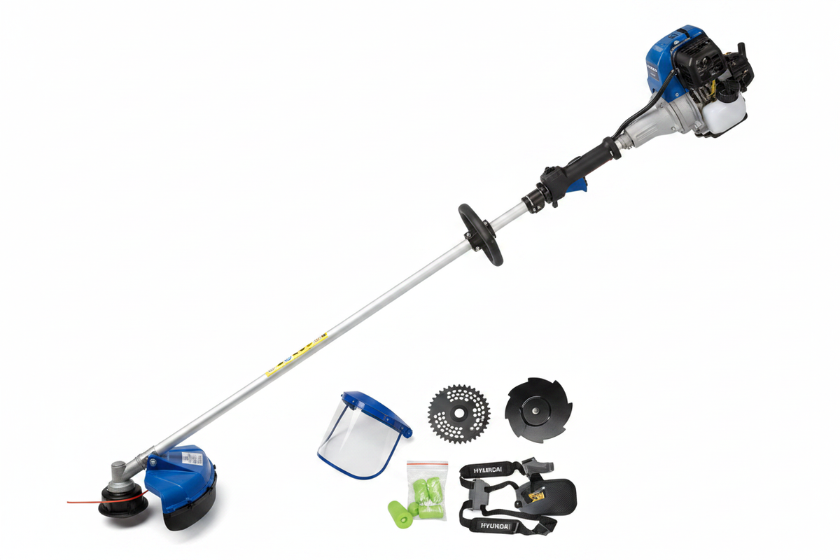 HYUNDAI Decespugliatore 31cc - Kit Completo con Accessori