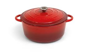 Runde gusseiserne Cocotte-Kasserolle mit Deckel, 28 cm, 6 Liter - Cucinotta La Nordica