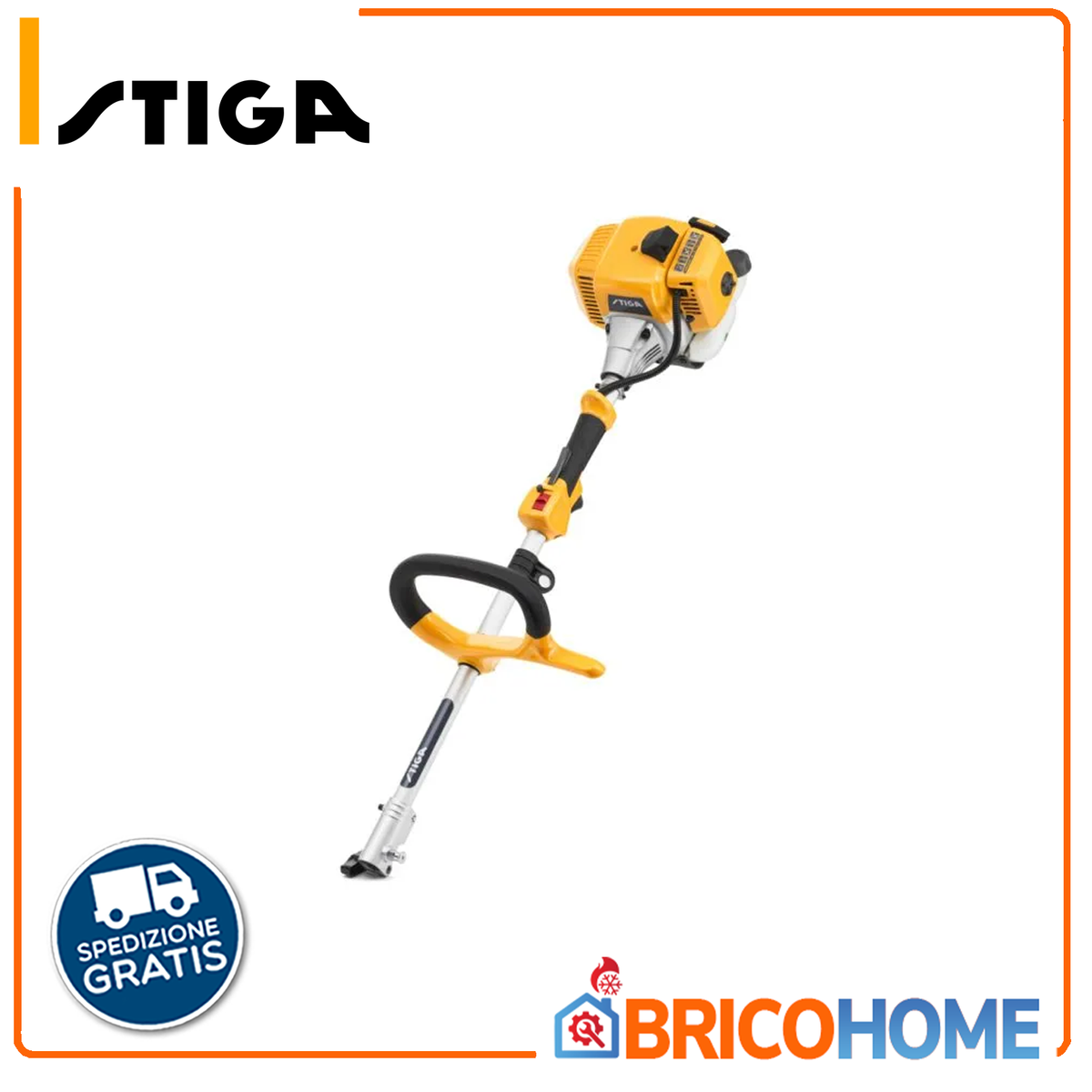 STIGA - Decespugliatore Multifunzione MT 330 5 in 1 | 25,4cc 0,7kW | Tagliasiepi Potatore Tagliabordi