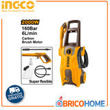 INGCO 160BAR 2000W Cold Water Pressure Washer with Accessories