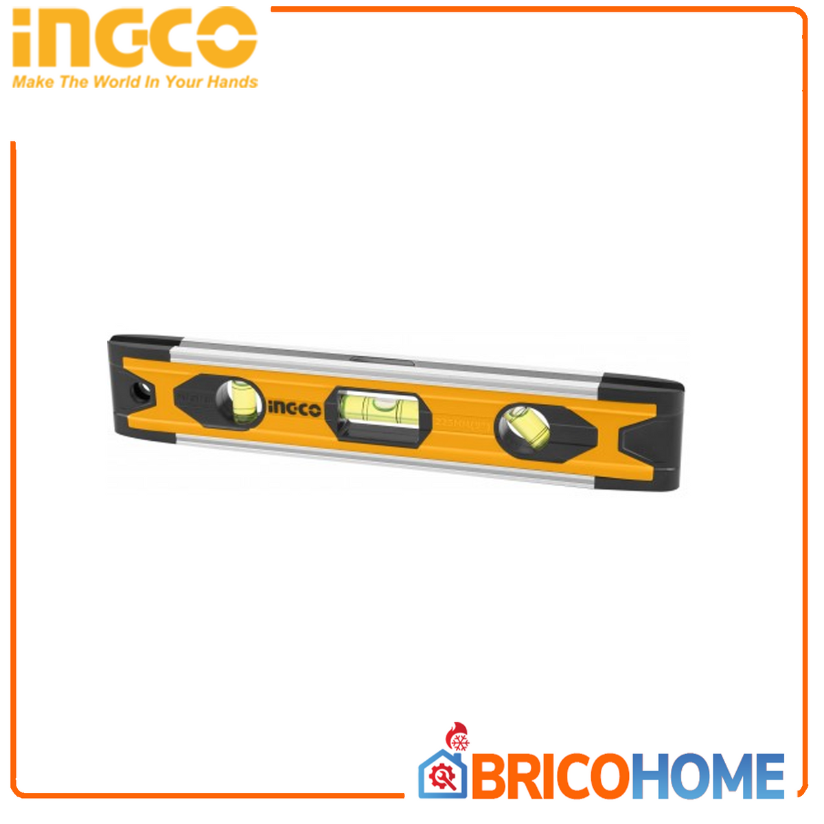 INGCO Mini Livella Magnetica 22,5cm HMSL01030 | 3 Bolle