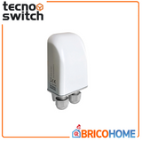 TECNO SWITCH - Interruttore Crepuscolare da Esterno CR301ES | 16A | Soglia 2-200 Lux | Unipolare | Parete/Palo | Classe II | IP44