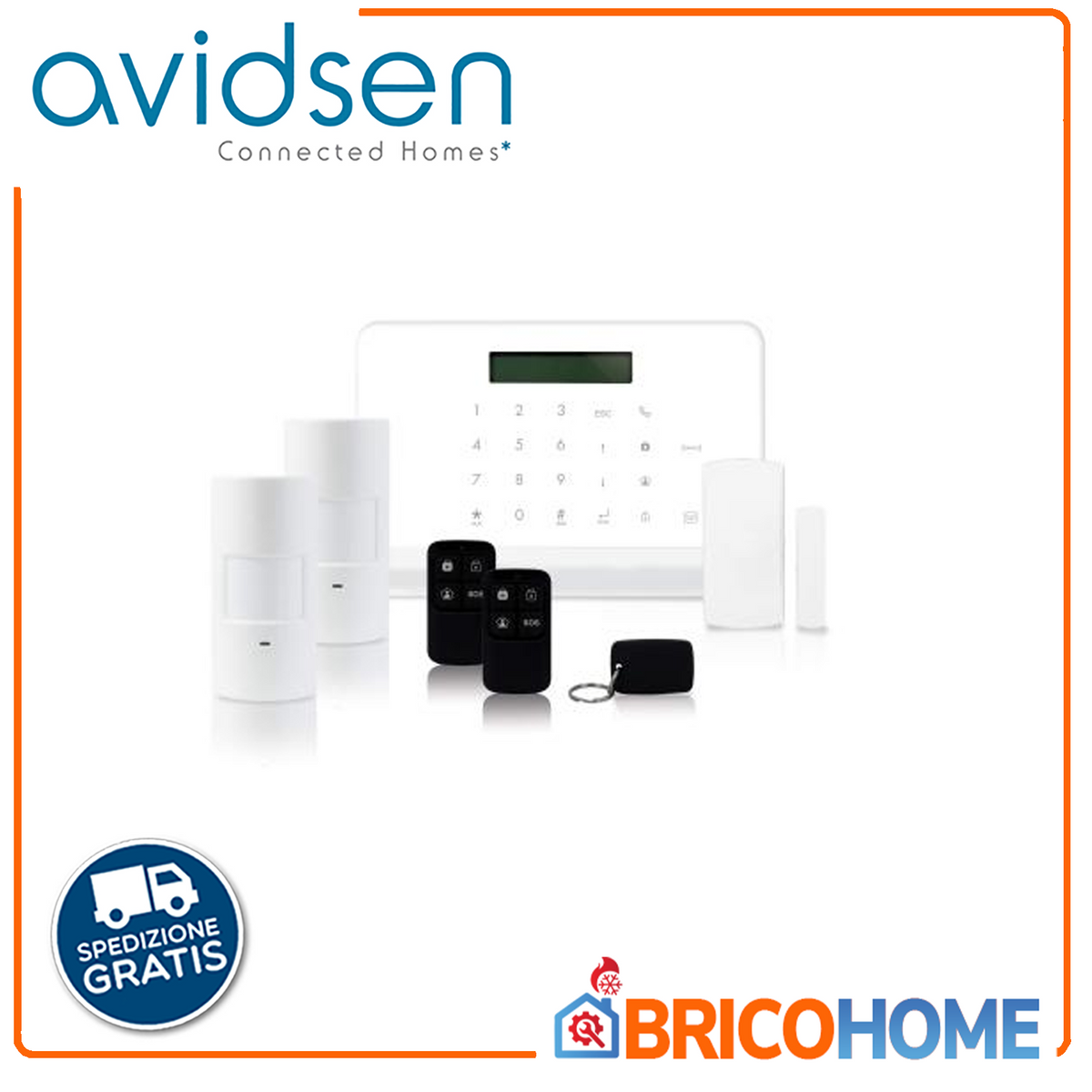 Kit alarme centrale sans fil COMBO (GSM + PSTN) AVIDSEN