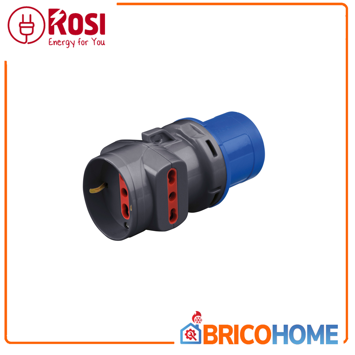 Rosi CEE plug adapter 2B sockets + schuko 10/16A