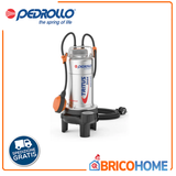 Pedrollo TRITUS-Inox TIGm 0.75 1HP submersible electric pump with grinder for drainage of cesspits and sewage