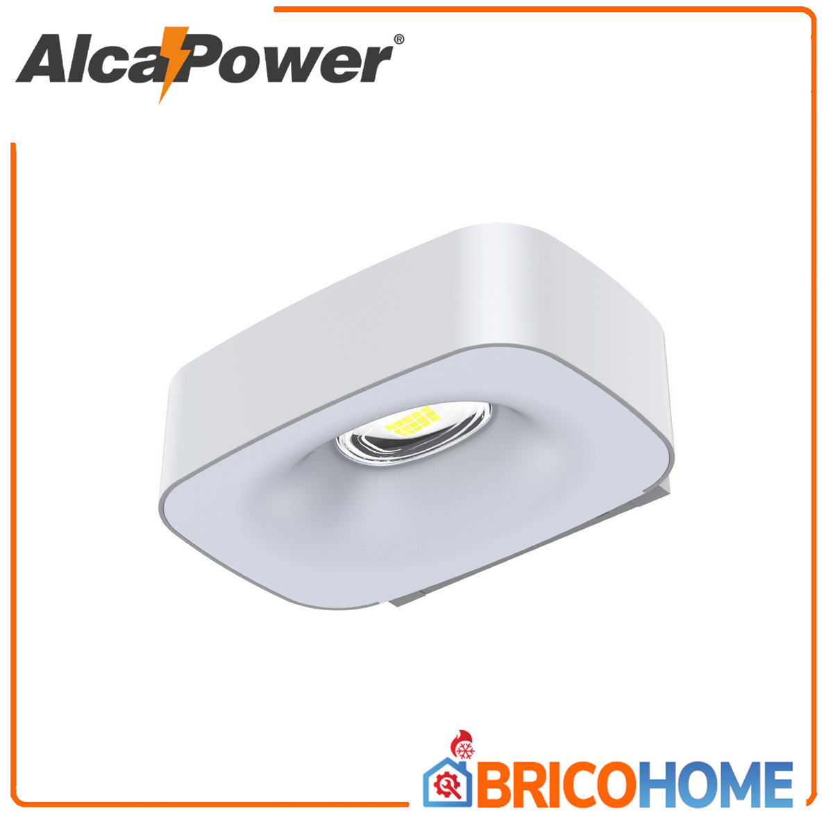 ALCAPOWER - LED Solare da Parete Bidirezionale 929612 | 700lm | 4000K | IP65 | Crepuscolare | 21 LED SMD