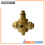 MALGORANI - Riduttore di Pressione Eurobrass 146 PN25 | Raccordi 1/2" FF | 0,5-6 bar | Ottone