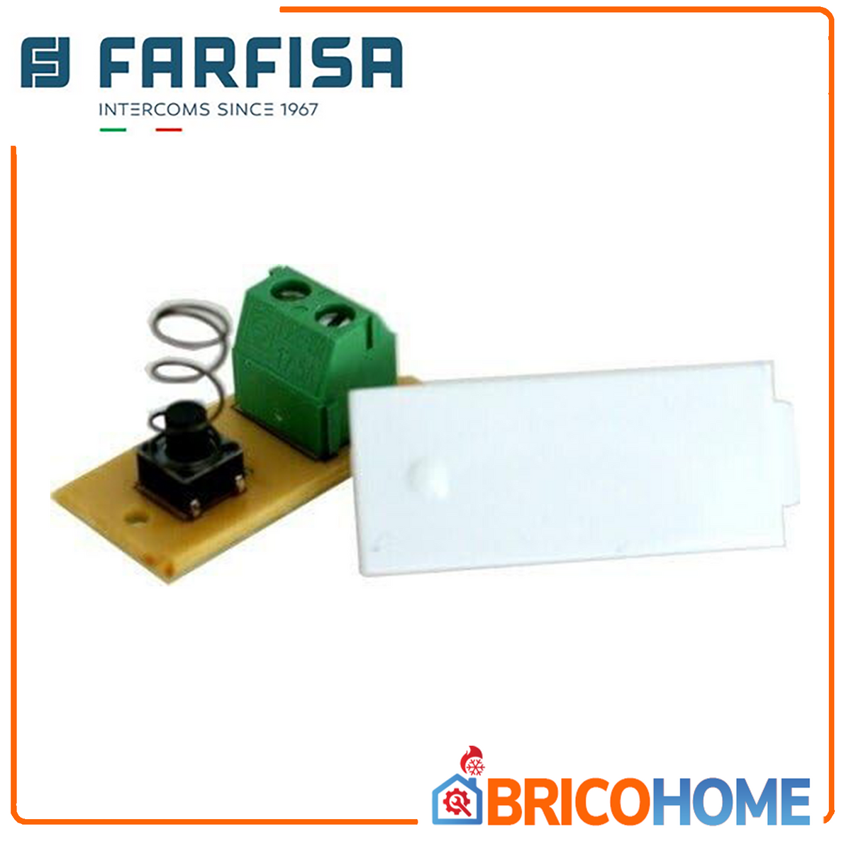 Bouton supplémentaire EX301 blanc pour combinés Exhito FARFISA