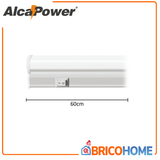 ALCAPOWER - Plafoniera LED T5 Sottopensili 60cm | 9W | 780 lm | 4000K | IP20 | Collegabile in Serie