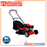 SANDRIGARDEN - Tagliaerba Semovente SG-14446 OHV | 144 cc 2,5 kW | Taglio 46 cm | Mulching | Telaio Acciaio | 600 m²