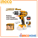 Trapano avvitatore BRUSHLESS 20V nudo ( solo corpo ) - INGCO