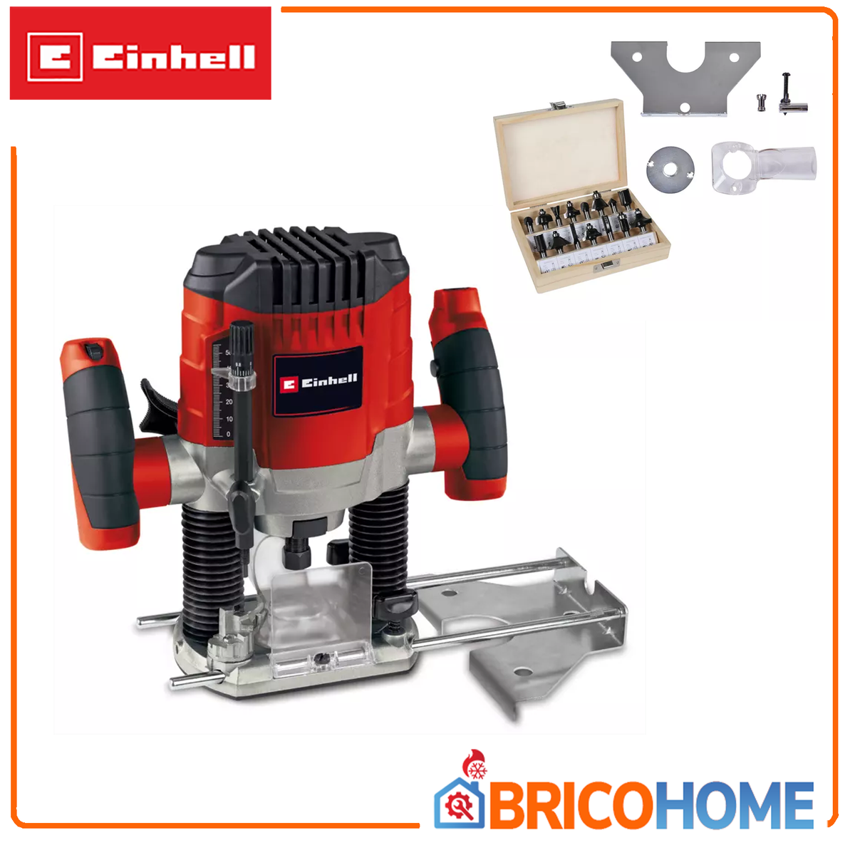 Einhell TC-RO 1155 Vertical Milling Machine with Free Set of Milling Cutter Tools