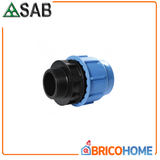 Raccordo a compressione Blue Seal maschio 50 x 1-1/2' per tubi in polietilene - SAB