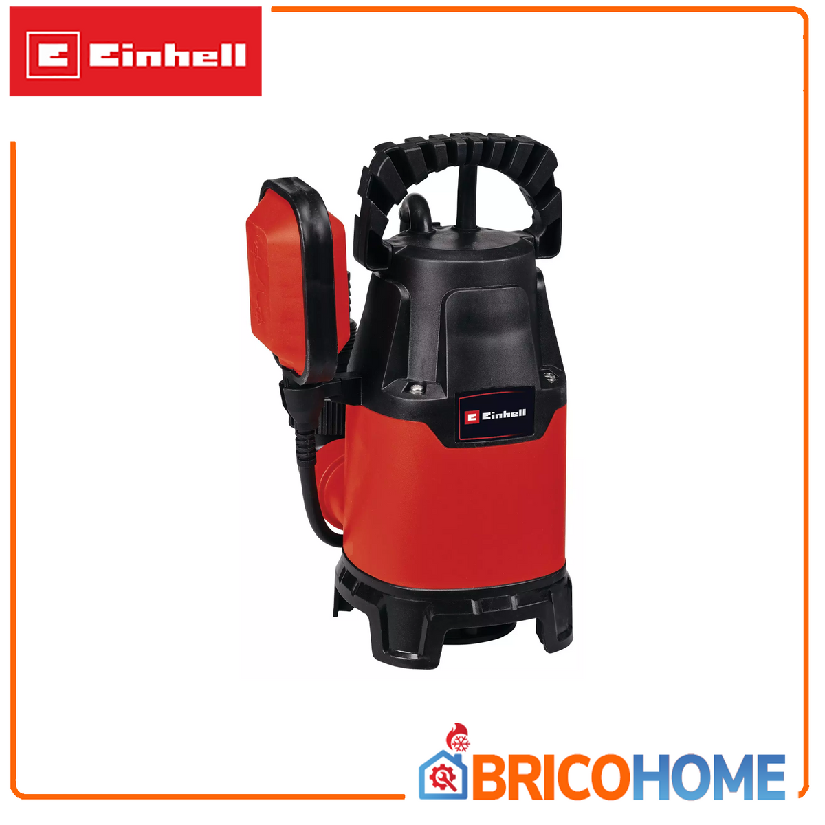 EINHELL - Elettropompa Drenaggio Acque Sporche GC-DP 3325 4181530 | 330W | 9500 L/h | Prevalenza 6m | Corpi Estranei Ø25mm