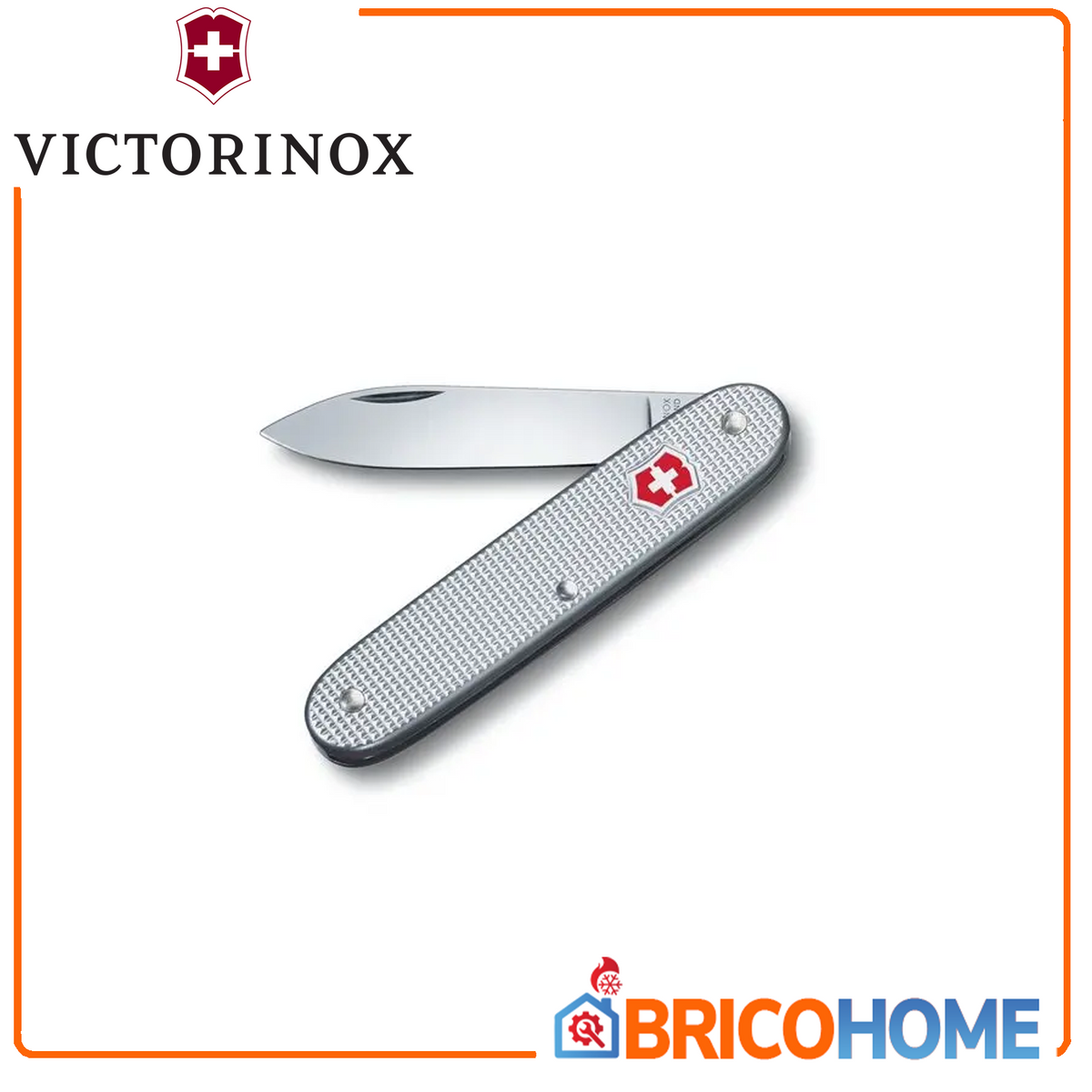 VICTORINOX - Coltellino Svizzero Swiss Army 1 Alox V-0.8000.26 | 93mm | 44g | Lama Grande | Grigio