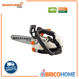 NAKAYAMA Pro - Motosega da Pota a Scoppio PC2525 | 25cc 1,4HP | Barra 25cm | Catena 1/4'' x 1,1mm | 2,5Kg | Freno Catena