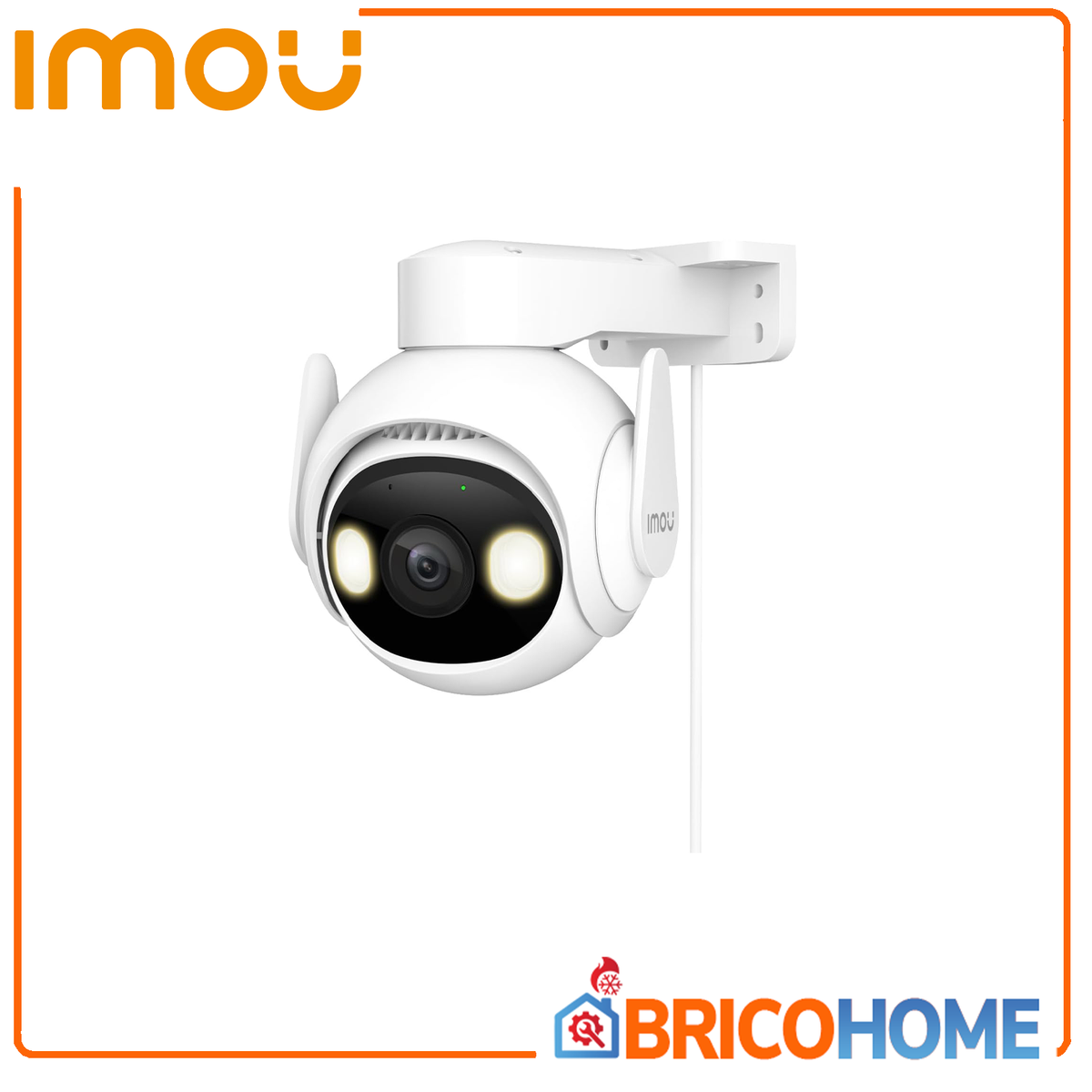 IMOU - Telecamera Wi-Fi PTZ Esterno 5MP 3K IPCGS7EP5M0WE | 360° | Visione Notturna Colori | IP66 | Sirena 110dB