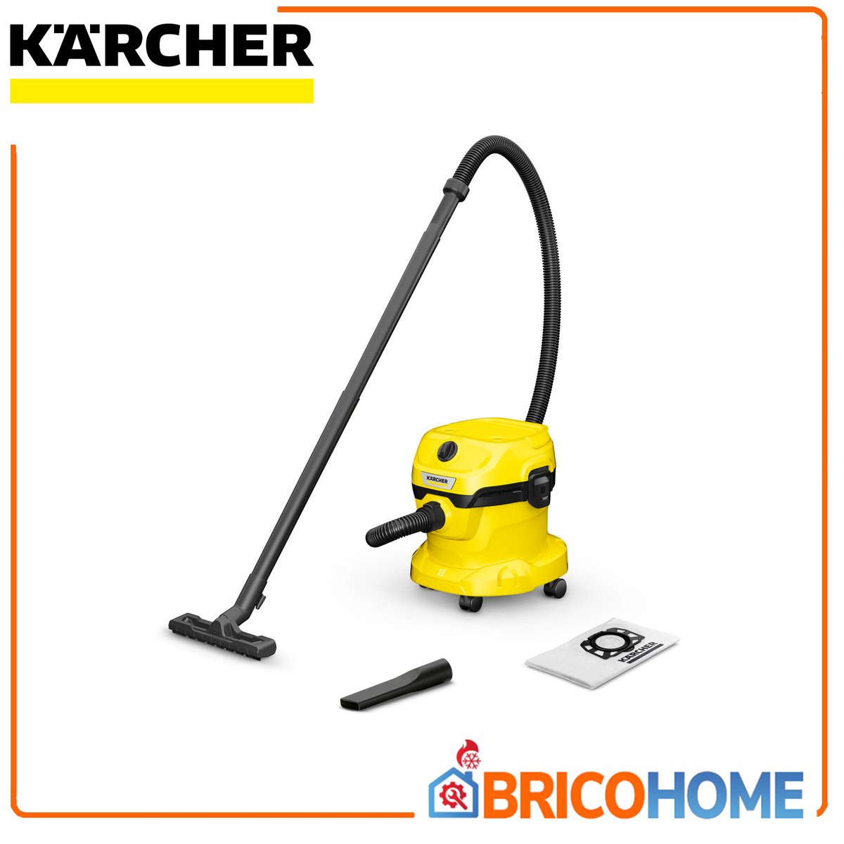 Kärcher Aspirateur solides et liquides 1000W WD 2 Plus