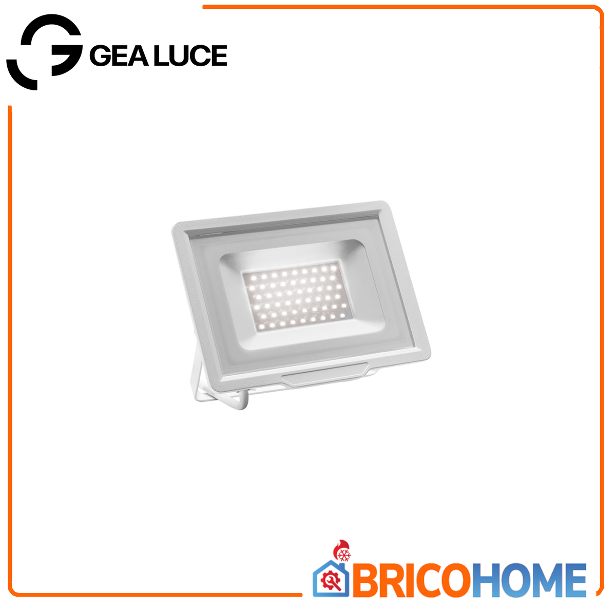 50W 4000K° 4250 Lumen LED-Flutlichtstrahler aus Aluminium-Druckguss - Gea Luce