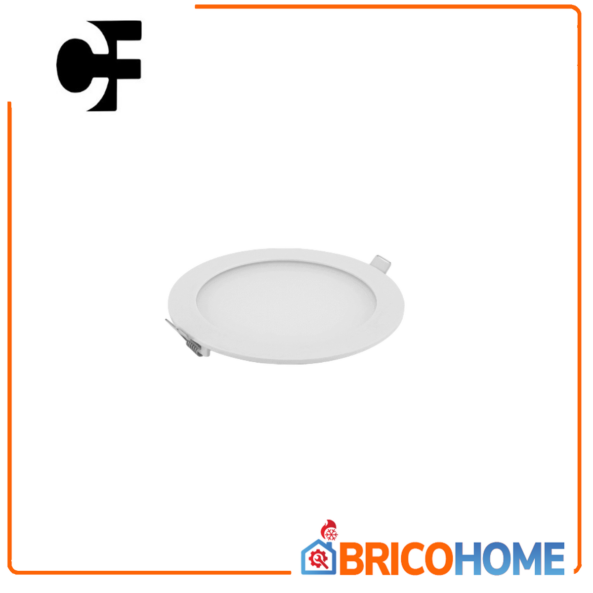CF PLATE-R18W-CCT – Panneau LED encastrable rond 18W | CCT 3 en 1 | Ø225 mm
