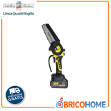 Quadrifoglio Mini Elettrosega lama 15cm con 2 batterie al litio 36V, caricabatteria e valigetta